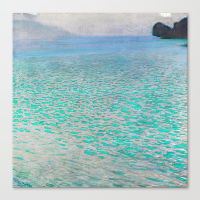 Gustav Klimt - Attersee Canvas Print