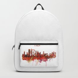 London Skyline watercolor Backpack