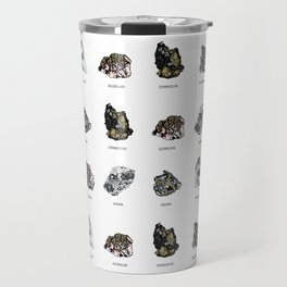 Rock collection with names Travel Mug