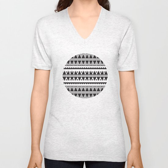African Tribal Pattern No. 2 Unisex V-Neck