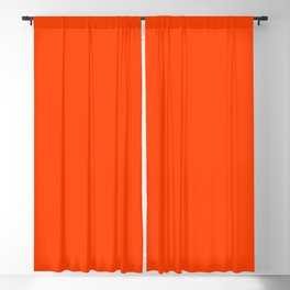 Bright Fluorescent Neon Orange Blackout Curtain