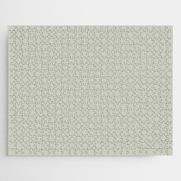 Light Gray-Green Solid Color Pantone Celadon Tint 13-6105 TCX Shades of Green Hues Jigsaw Puzzle