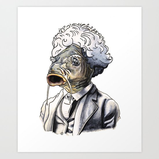 Carp Twain Art Print