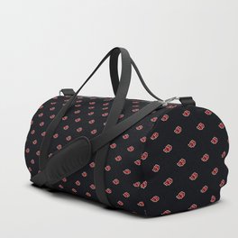 Abstract clouds red patterns akatsuki Duffle Bag