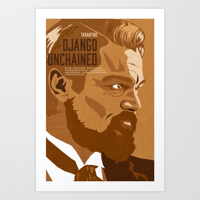 Quentin Tarantino's Plot Movers :: Django Unchained Art Print