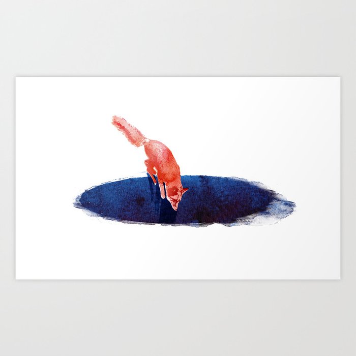 Discover the motif JUMP INTO NOWHERE by Robert Farkas as a print at TOPPOSTER