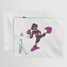 La marionnette - Tout violet rose Placemat