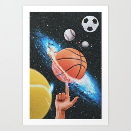 All Over The Universe: We Ball Art Print