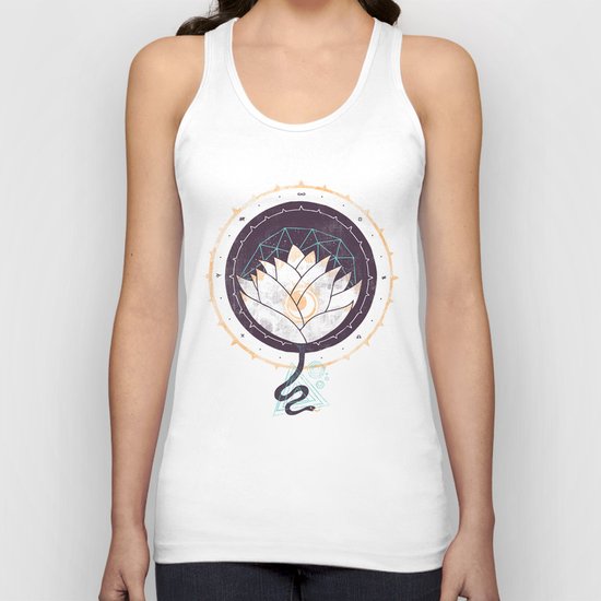 Lotus Unisex Tank Top