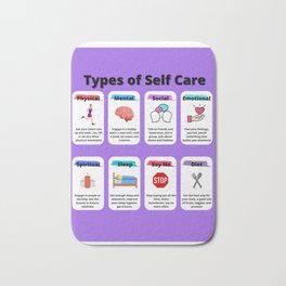 Types of Self Care Bath Mat