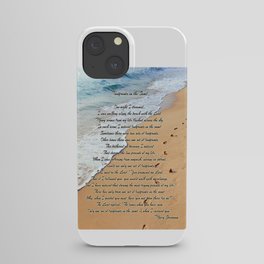 Footprints in The Sand iPhone Case