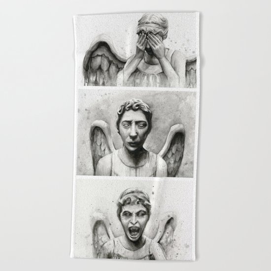 Weeping Angels Beach Towel