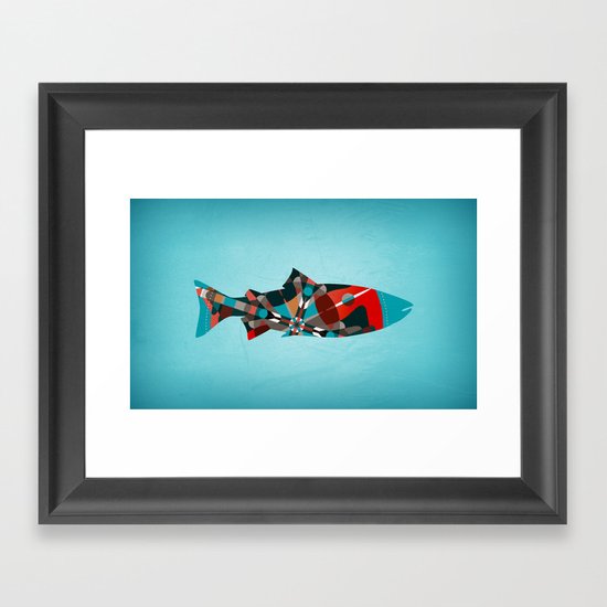 Salmon Framed Art Print