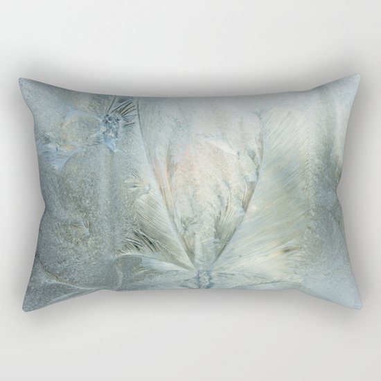 Frozen window Rectangular Pillow