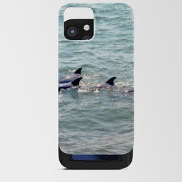 Happy Dolphin Family iPhone Card Case