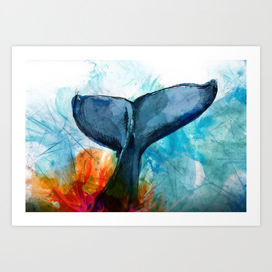 The Fluke Art Print