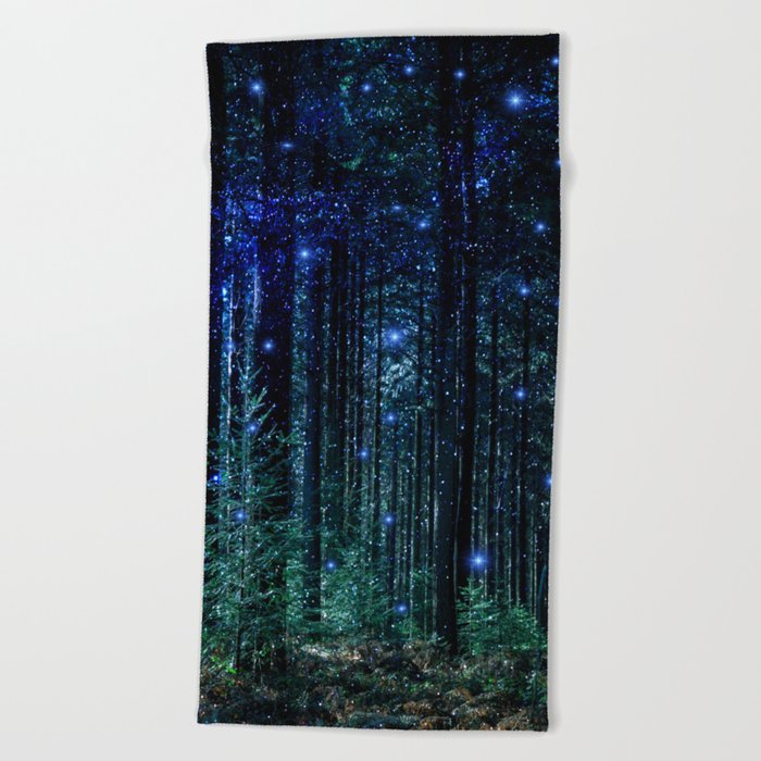 Magical Woodland Beach Towel