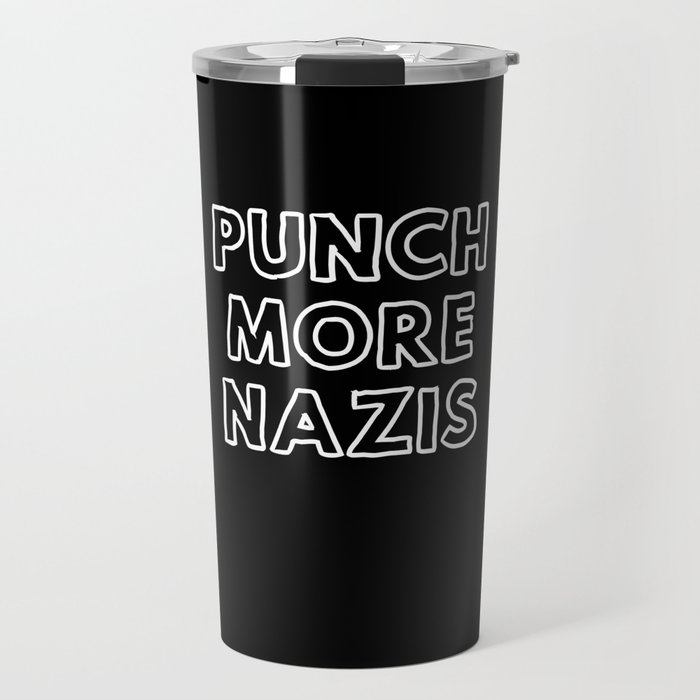 Punch More Nazis Travel Mug