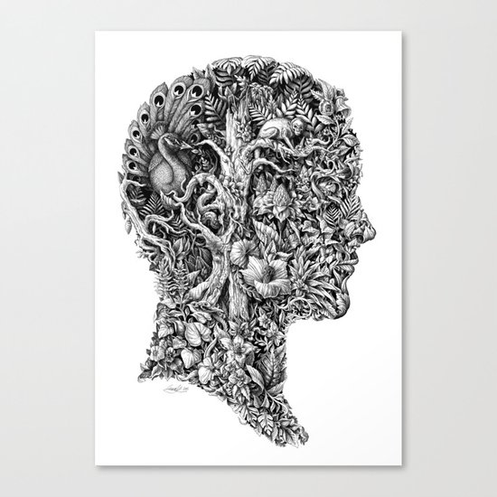 portrait of summer Canvas Print