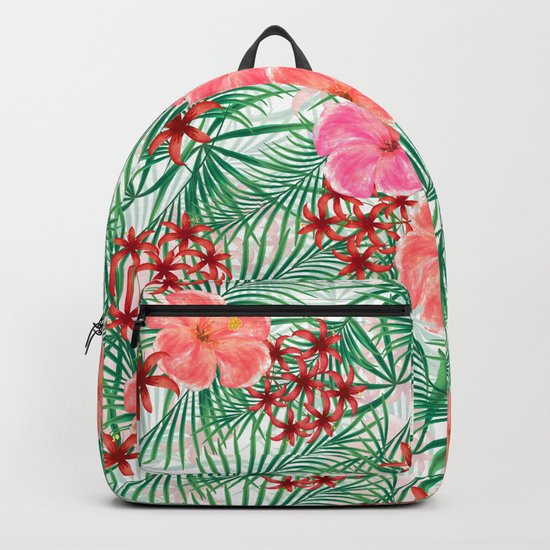 Tropical pattern. Backpack