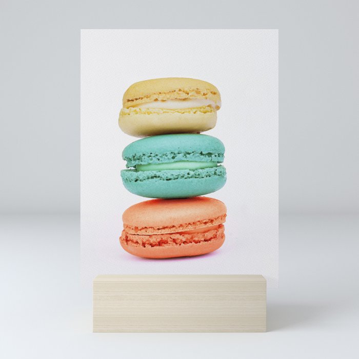 Stack of Macarons Mini Art Print