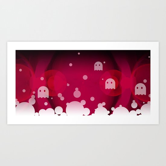 Hell Tale Pink. Art Print