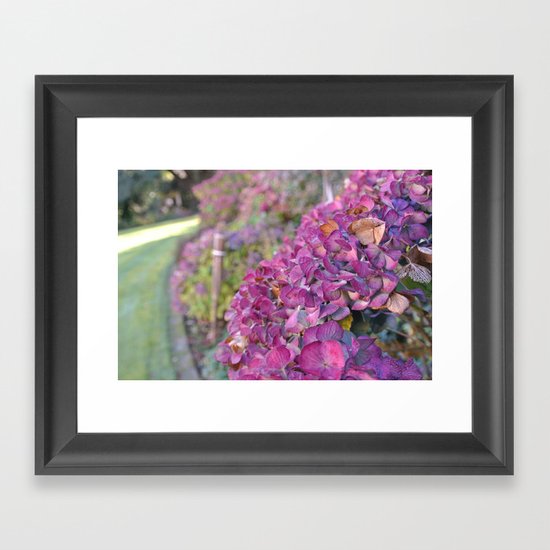Autumn Flowers Framed Art Print