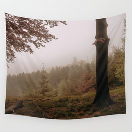Foggy forest | Mystical | Fine art Photography  Wall Tapestry