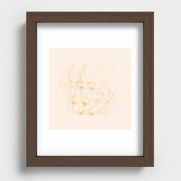 Seeing Double Recessed Framed Print