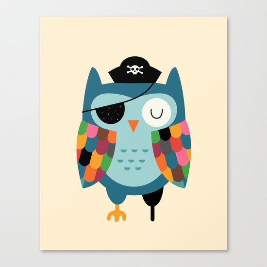 Captain Whooo Canvas Print