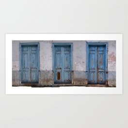 GOMERA DOORS Art Print