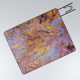 Metal Texture Surface 56 Picnic Blanket