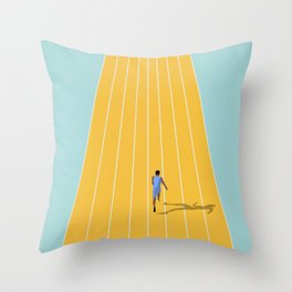 Go for the Gold Throw Pillow
