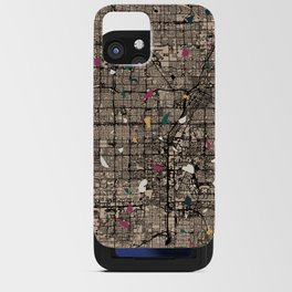 Les Vegas Collage in Terrazzo Style iPhone Card Case