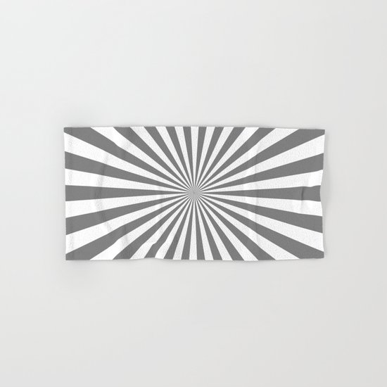 Starburst (Gray/White) Hand & Bath Towel
