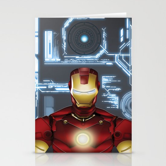 Iron-Man Stationery Cards