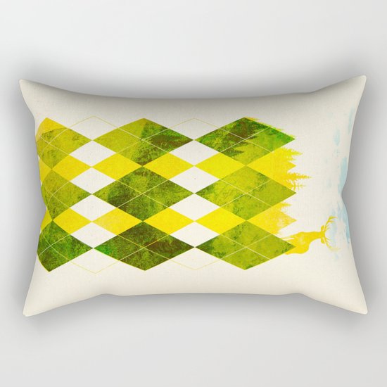 Elegant Forest Rectangular Pillow