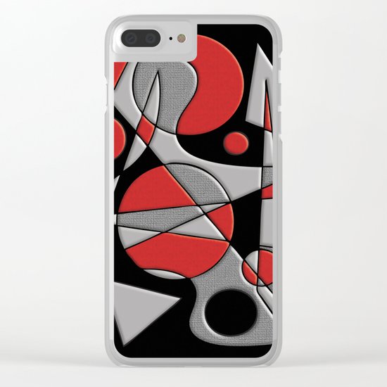Abstract #284 Paladin Clear iPhone Case