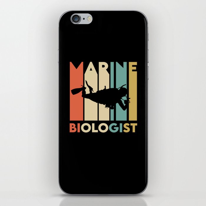 Sea Biologist T-shirt iPhone Skin