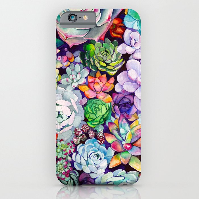 succulent garden iphone case