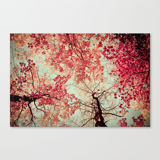 Autumn Inkblot Canvas Print