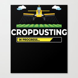 Crop Dusting Plane Rc Drone Airplane Pilot Canvas Print