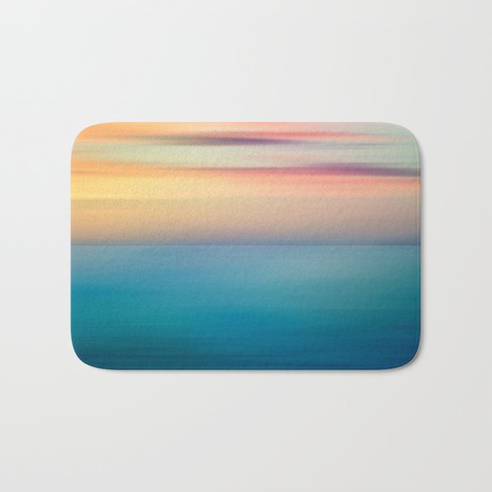 Abstract Seascape Bath Mat
