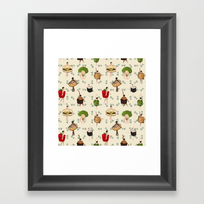 Dance of the Kitchen Fairies Framed Art Print