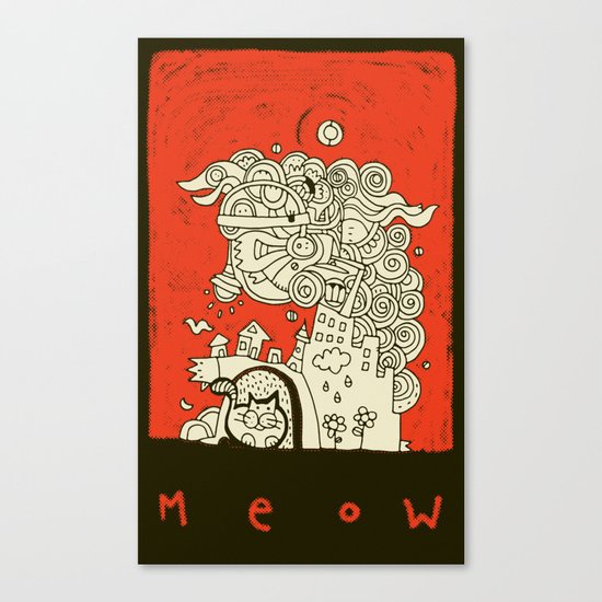 Meow Canvas Print