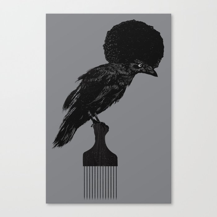 The Black Crow Canvas Print