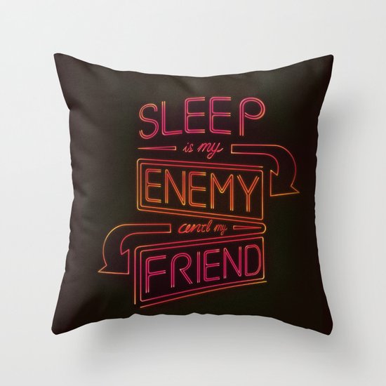 Sleep Throw Pillow