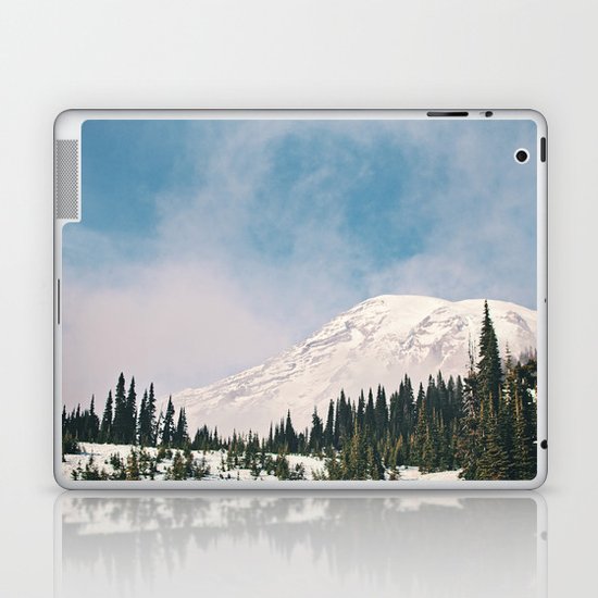 Mount Rainier in the Winter Laptop & iPad Skin