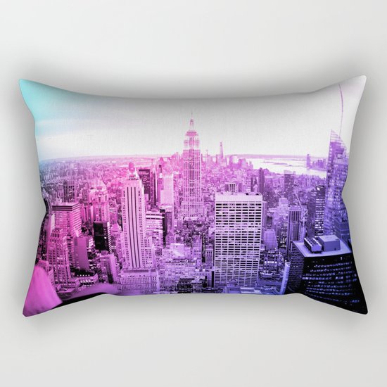 New York City : Pastel Rectangular Pillow