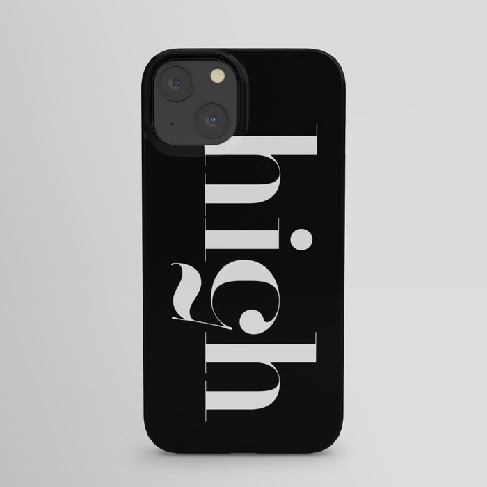 Typography iPhone Case
